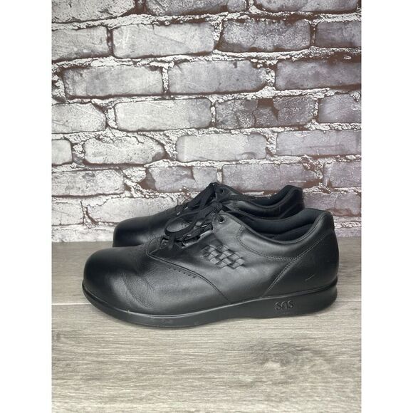 SAS Shoes Free Time Lace Casual Walking Sneakers Black Leather Men 12 W3 US/45EU - Picture 16 of 16